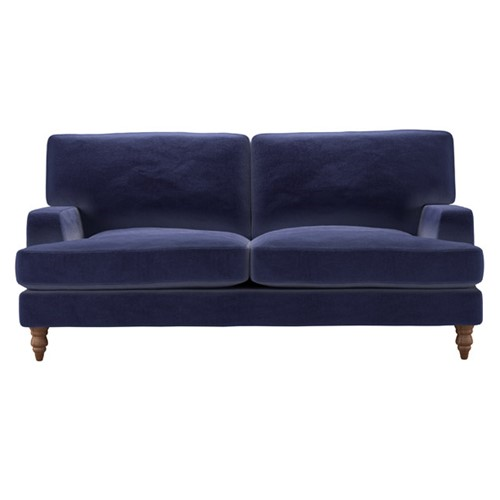 Isla 2 and a half seater sofa, H92 x W193 x D104cm, Prussian Blue