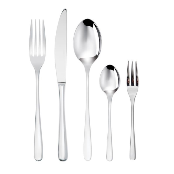 Sambonet Cutlery Set Rock Black 60-Piece